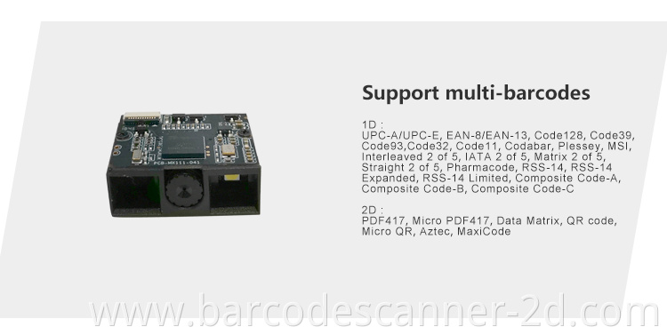 Barcode scanner module 1D 2D barcode reader